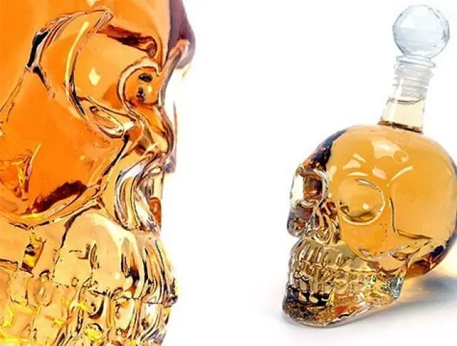 Crystal Head Kuru Kafa Cam Şişe 350 ml 2