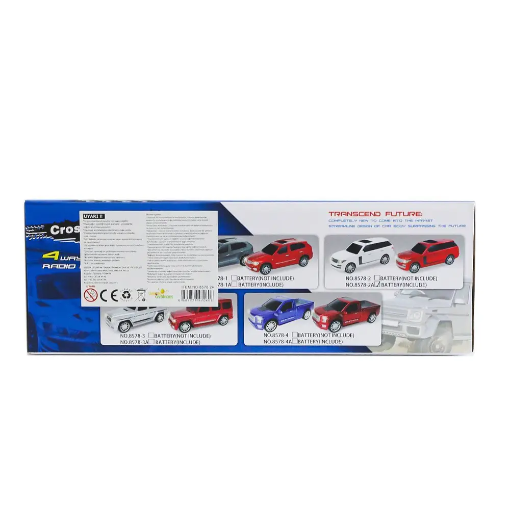 8578-2A Kumandalı Şarjlı Jeep Cross Country -Limon Oyuncak 5