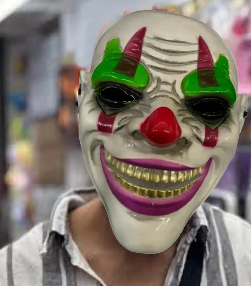 Delirten üş Psikopat Palyaço Temalı Joker Maskesi 2