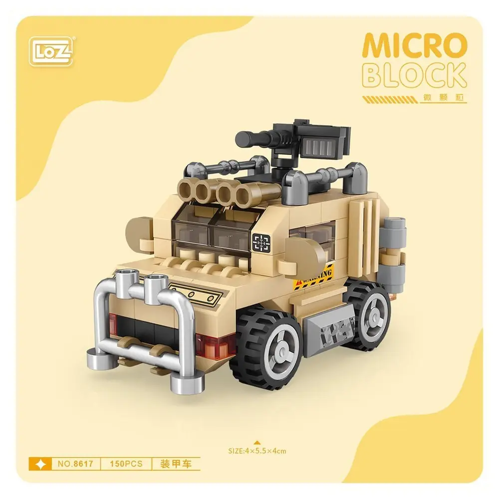 LZ8617 LOZ Tank Blok Seti Mini Poşet- Vagon life 3