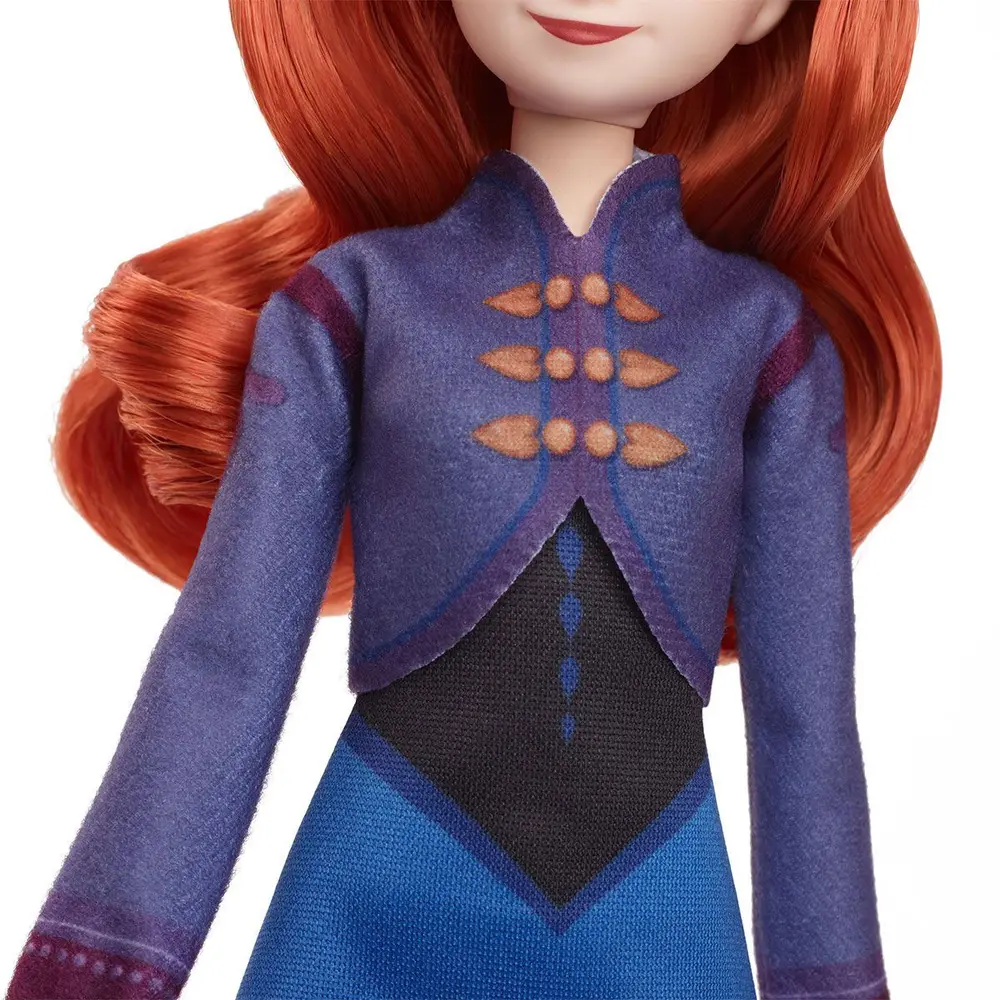 JBG54 Disney Karlar Ülkesi Buz Pateni Temalı Anna Bebek 6