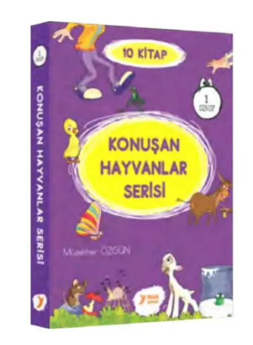 Konuşan Hayvanlar Serisi 1. Sınıf Renkli Heceli 10