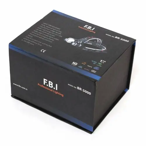 F.B.I BR-5000 T6 5000 LM 3xCree XML-T6+2R5 LED Kafa Feneri 2