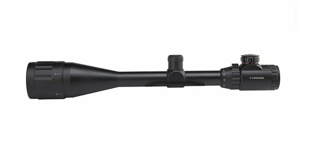 6-24x50 AOE Dürbünü Çift Işık Kırmızı Yeşil Kaynaklı Zoomlu