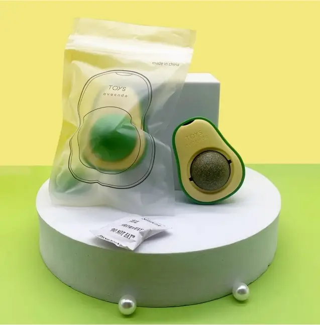 okado Şeklinde Catnipli Doğal Kedi Yalama Topu 6 Cm 4