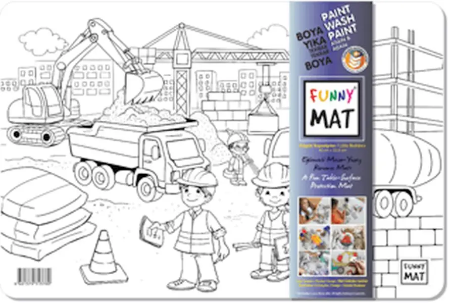 Funny Mat Küçük İnşaatçılar / Little Builders İkili Set