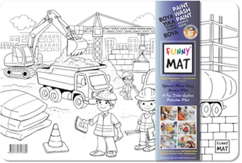 Funny Mat Küçük İnşaatçılar / Little Builders İkili Set