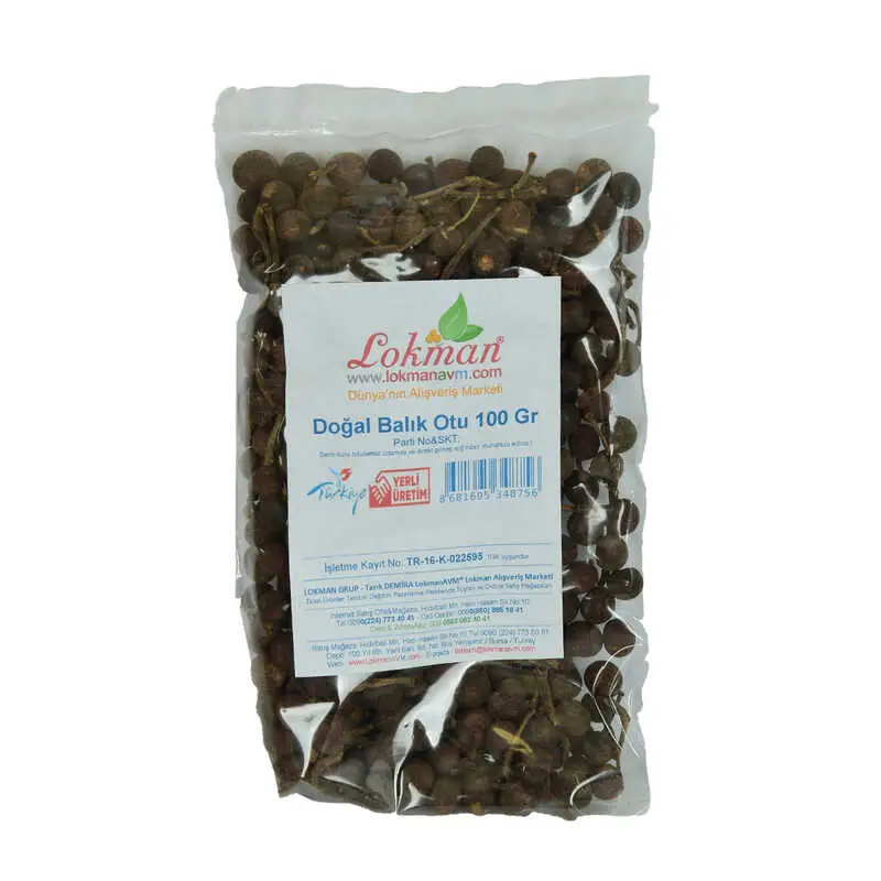 Balık Otu Doğal Tane 100 Gr Paket 3