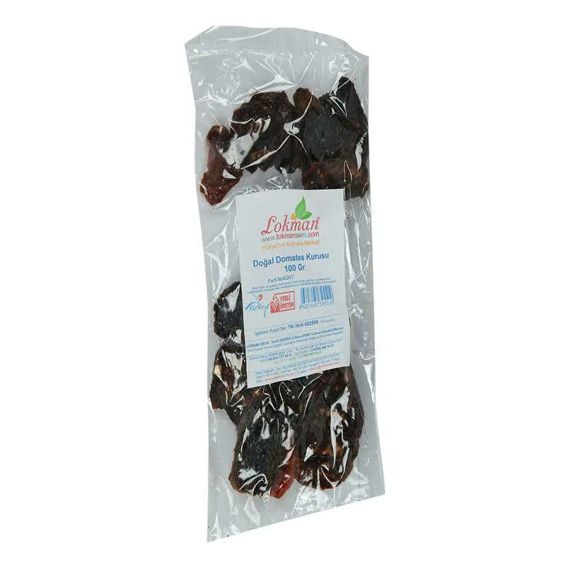 Domates Kurusu Yarım Ay Kesim 100 Gr Paket 5