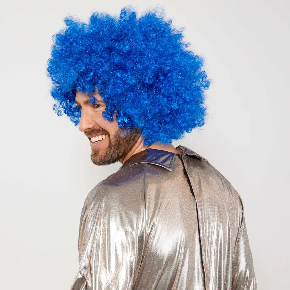 Mi Renk Kıvırcık Afro Bonus Peruk 3