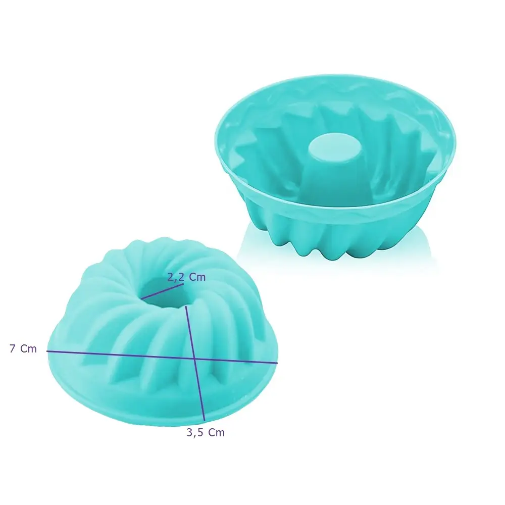 Muffin Kek Kalıbı Silikon 6 Adet 4