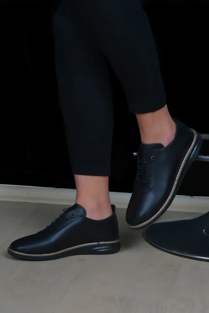 KADIN SPOR CASUAL AYAKKABI SİYAH RENK 2