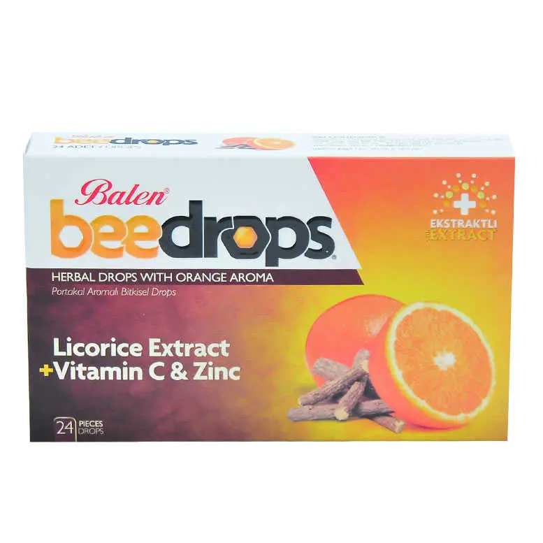 Portakal Aromalı sel Drops 24Adet