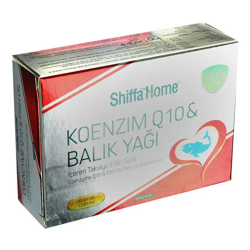 Shiffa Home Koenzim Q10 & Balık Yağı Yumuşak Jel 1340 Mg x 30 5