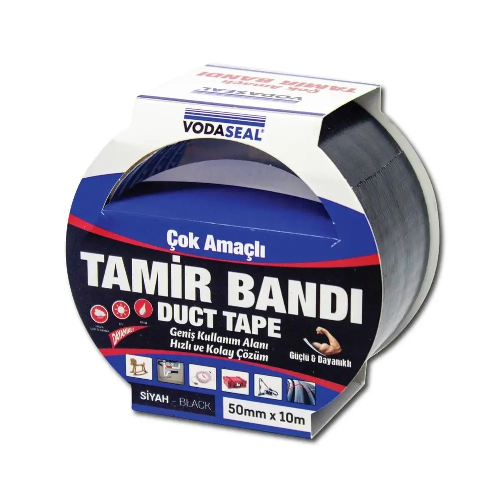Duct Tape Tamir Bandı 50 mm 10 Metre Siyah