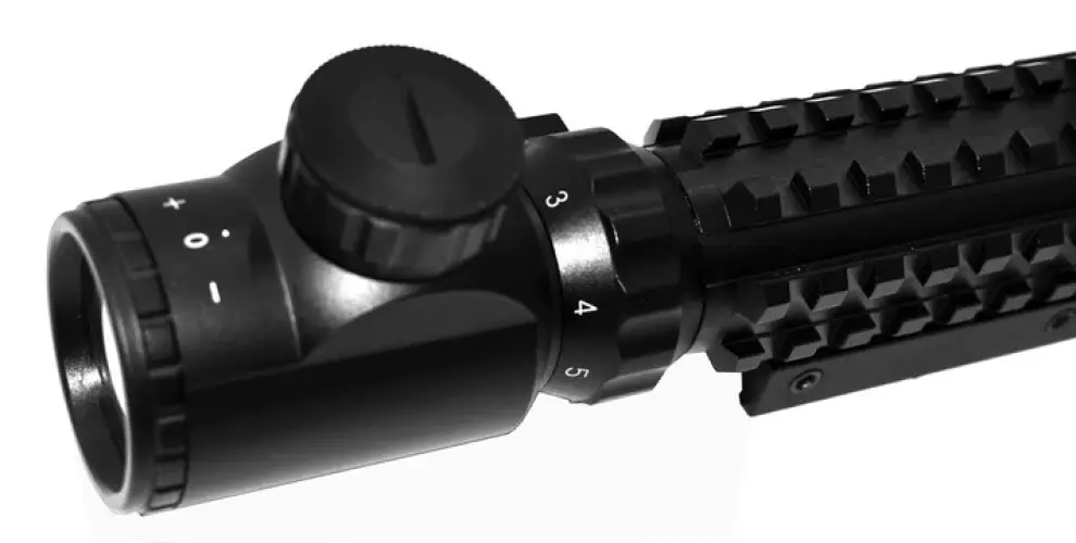 3-9x40 Zoomlu Keskin Nişancı Dürbünü Kızaklı 4