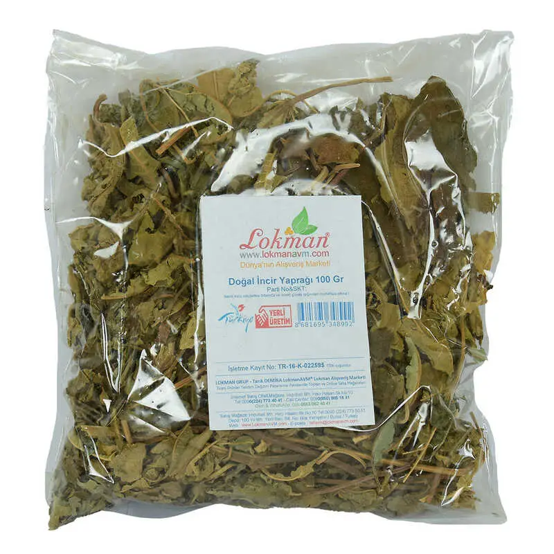 İncir Yaprağı Doğal 100 Gr Paket 3