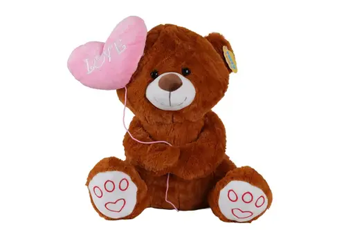 4740 SUN-JNH-PFF-SK PELUŞ AYI KALPLİ BNLU 40CM 2R