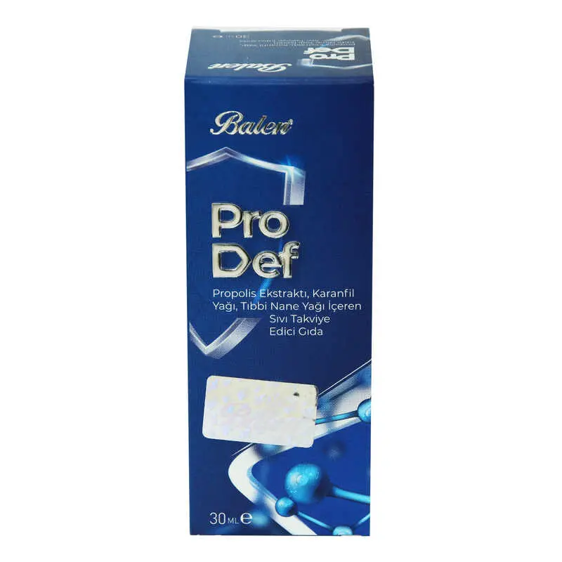 Prodef Propolis Ekstraktı  ve Nane Yağlı Takviye Edici Gıda 30 ML 3