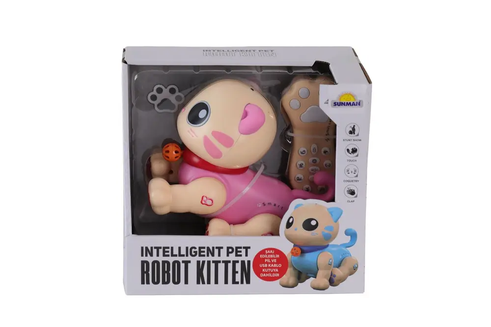 5135 SUN-RST-RC ROBOT AKILLI KEDİ FF SESLİ 3 7 USB 2R 2