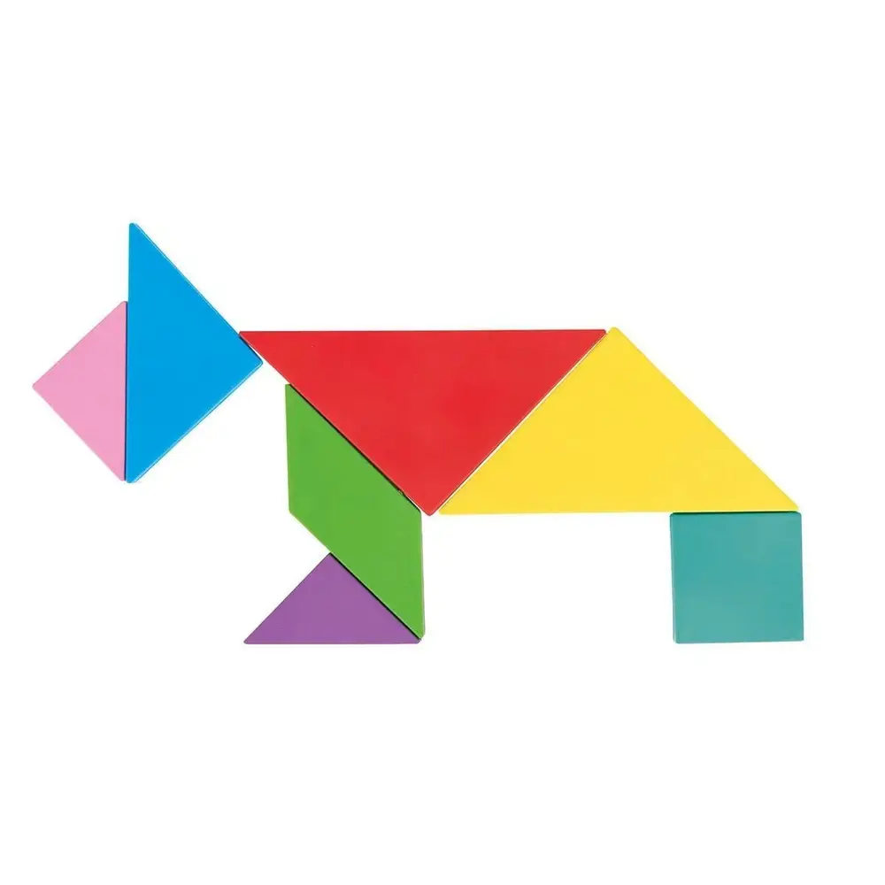 03 569 Ahşap Manyetik Tangram -Pilsan Oyuncak 2