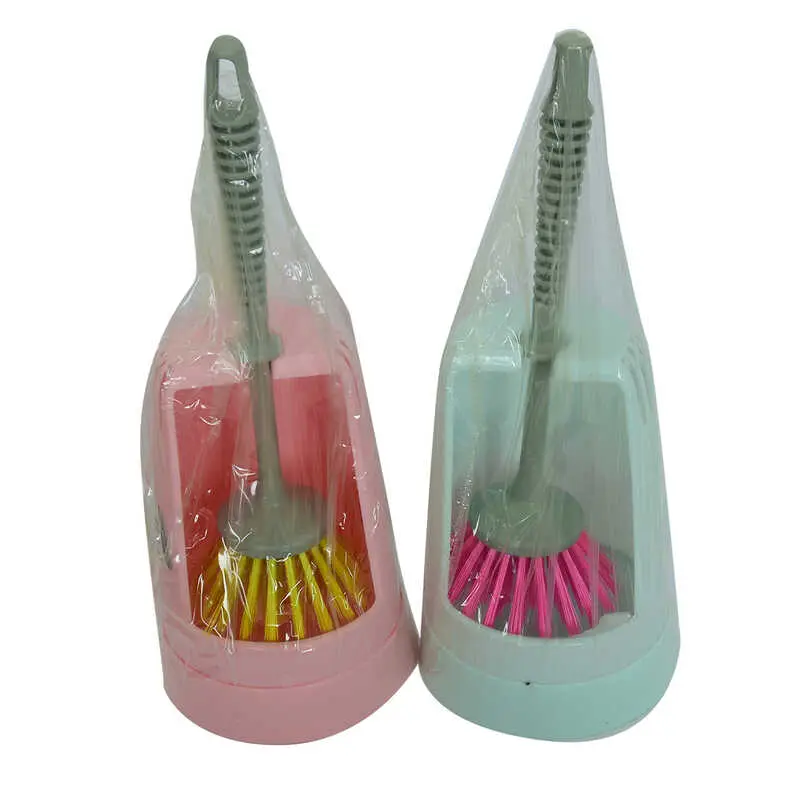 Plastik Muhafazalı Wc Tuvalet Klozet Fırça Takımı Karışık Renk ZP-136 4