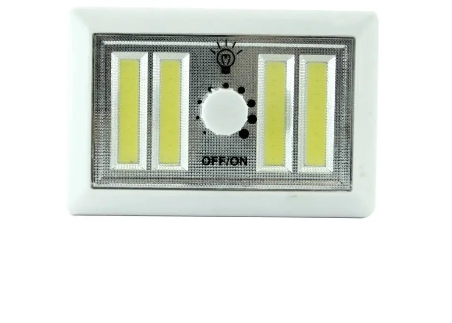 4 Ledli Pilli Led Lamba Güç Ayarlı Led Portatif Lamba Led Işık - Mıknatıslı Yapışkanlı 3
