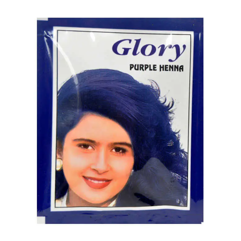 Mor Hint Kınası (Purple Henna) 10 Gr Paket 3