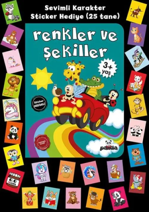 lı 3+ Yaş Renkler ve Şekiller