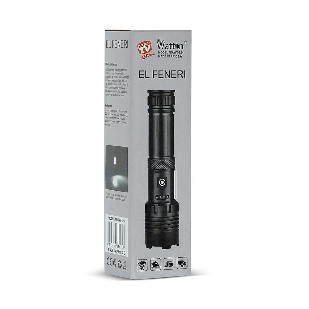 7 Mod TX6 Powerbank El Feneri WT-624 3