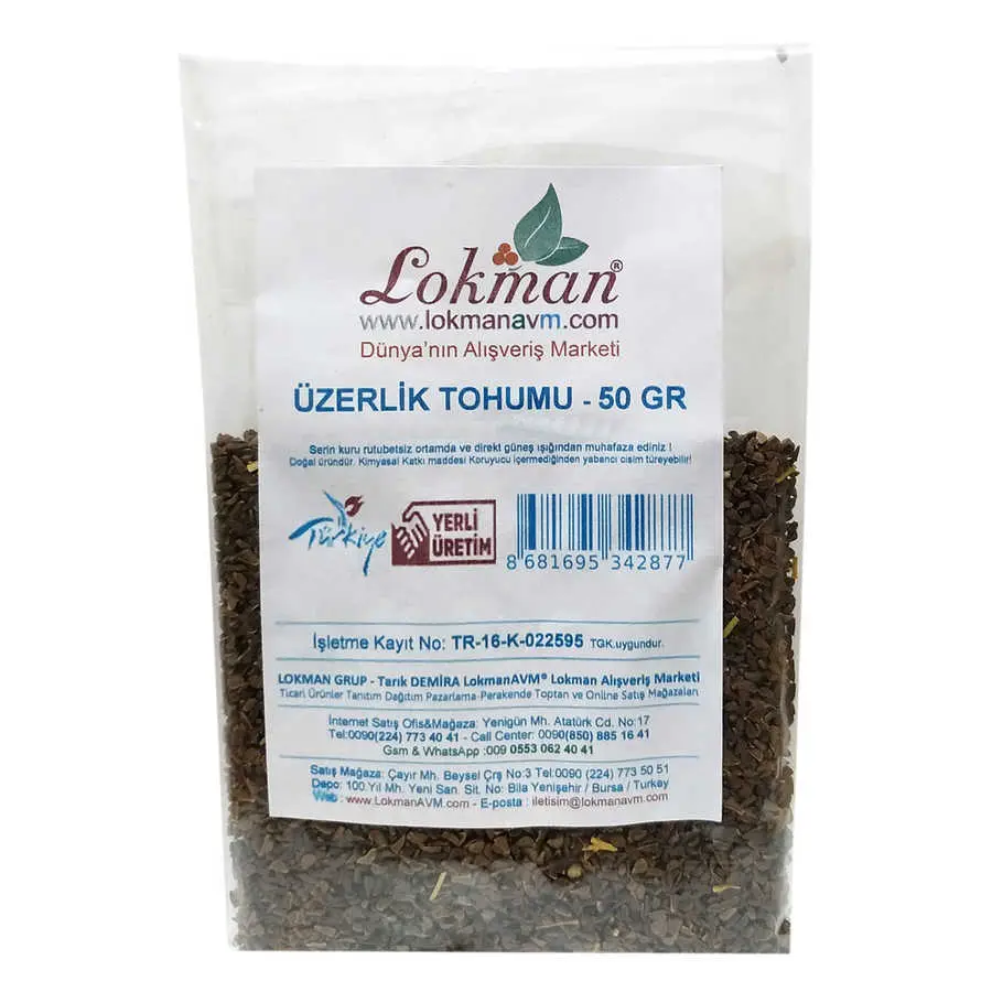 Üzerlik u Tane Doğal 50 Gr Paket 3