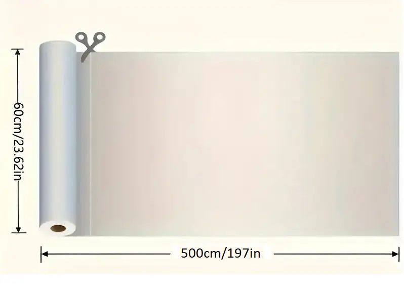 UV Engelleyici Buzlu Cam Filmi 5 Metre X 60 Cm 4