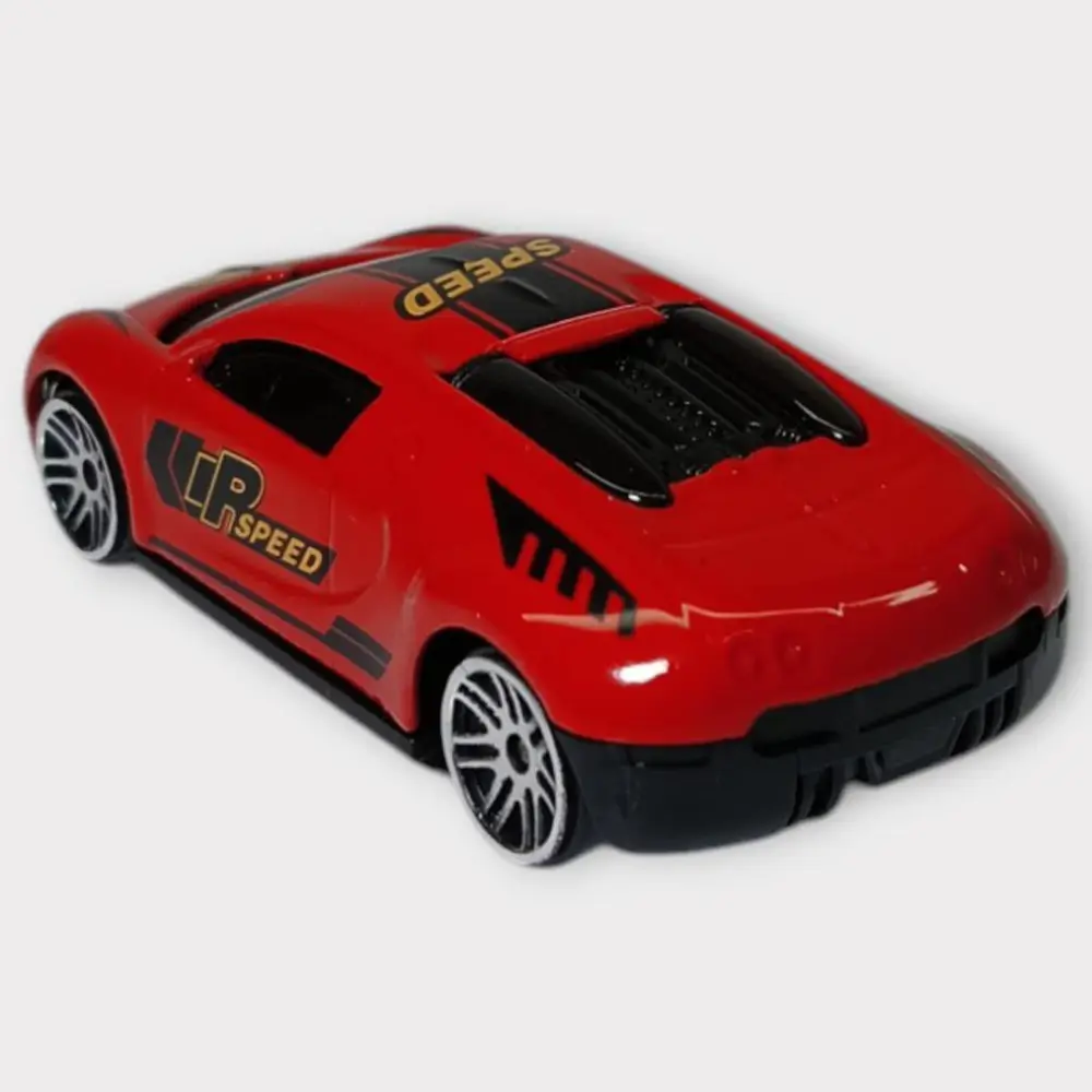 Metal Mini Arabalar 8 cm - Kırmızı - 4 - 1 ADET 3