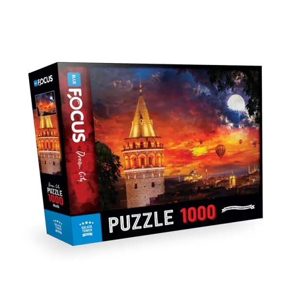 Blue Fus Puzzle Galata Kulesi 1000 Parça