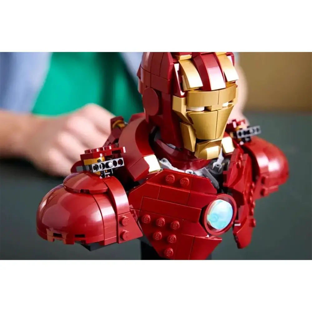 76327 Lego Marvel Iron Man 4 Büstü 436 parça +18 yaş 5