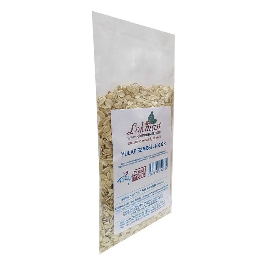 Yulaf Ezmesi Doğal 100 Gr Paket 5