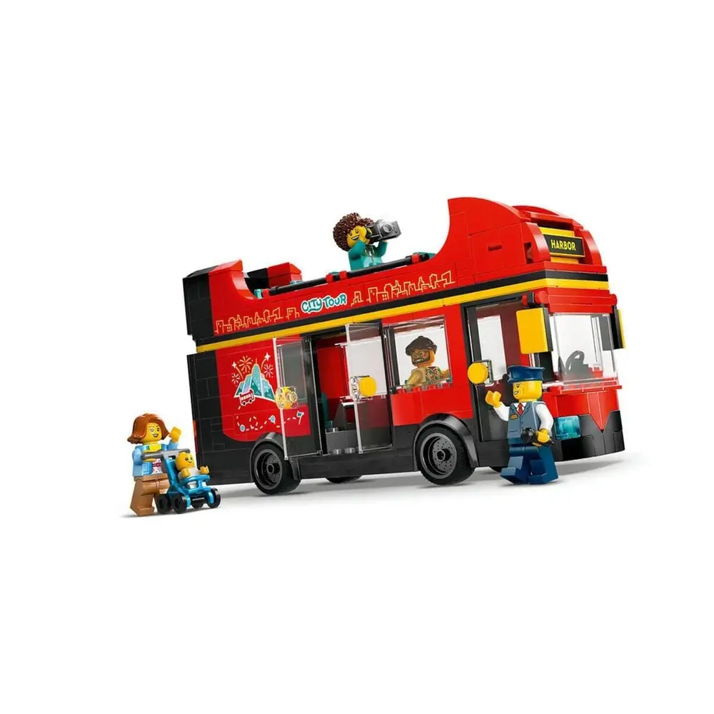 60407 Lego City Kırmızı İki Katlı Tur Otobüsü 384 parça +7 yaş 3