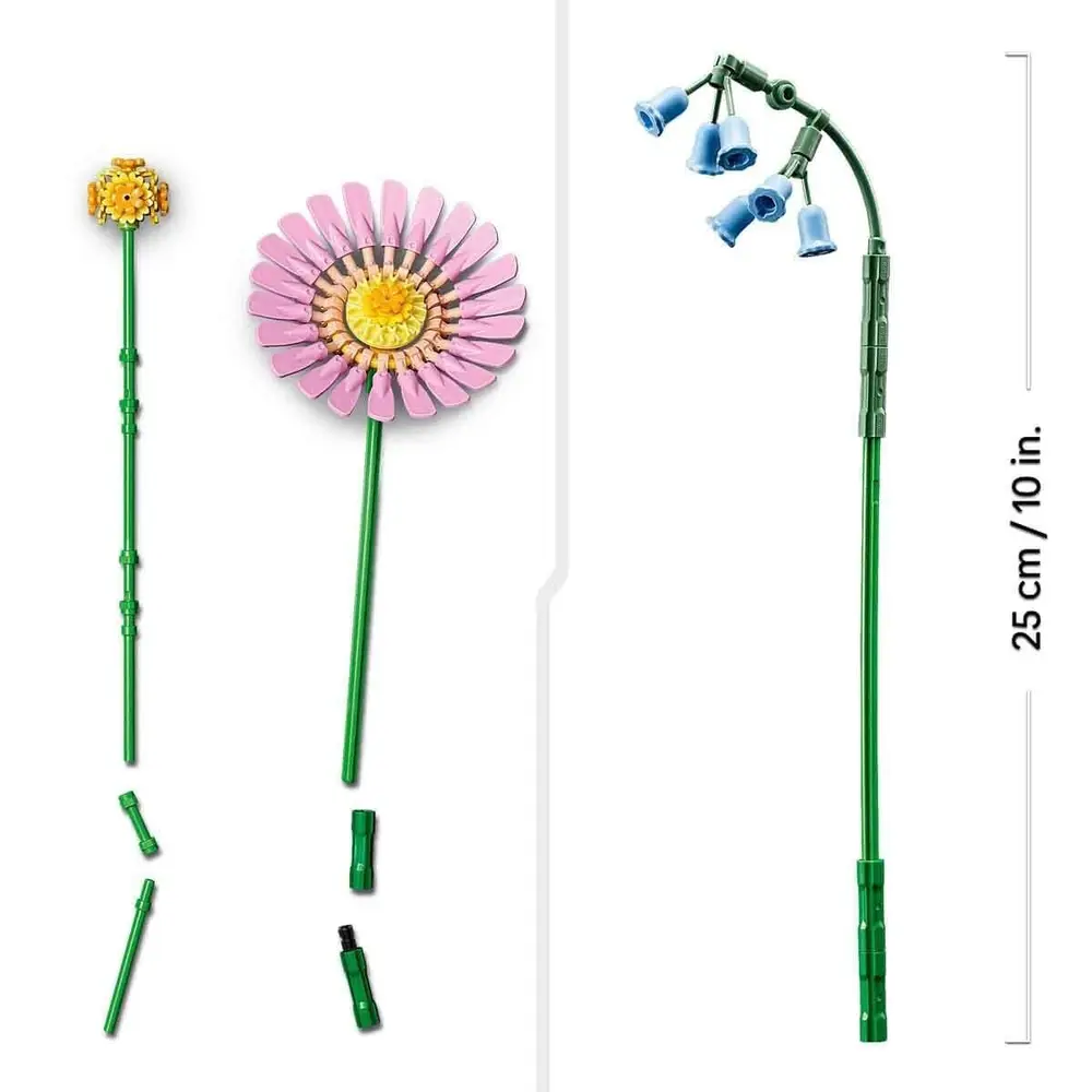 10347 Lego iconic Botanicals Pembe Çiçek Buketi 373 parça +9 yaş 4