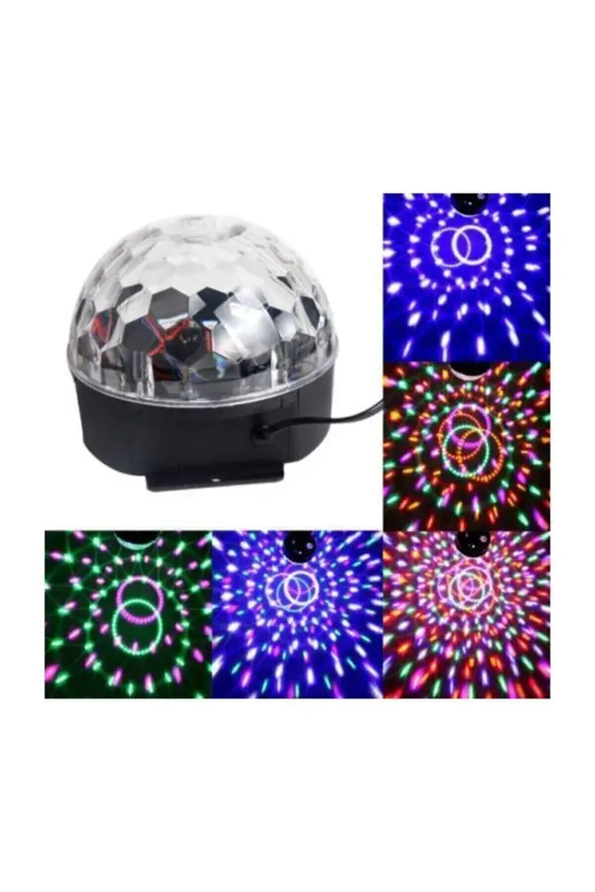 Kumandalı Kristal Led RGB Disko Topu 3