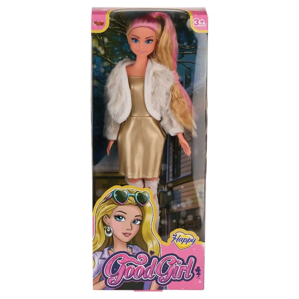 WG-115521  Ceketli Çizmeli Renkli lı Bebek 29 cm -Vardem Oyuncak 3