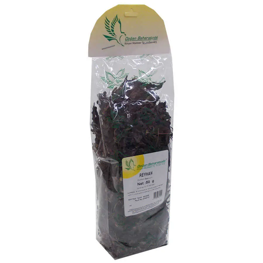 Doğal Reyhan Otu Mor 50 Gr Paket 4