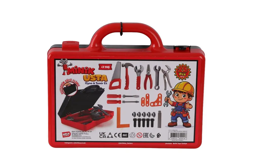URT037-003 25 PCS ÇANTALI TAMİR SETİM MİNİK USTA 2