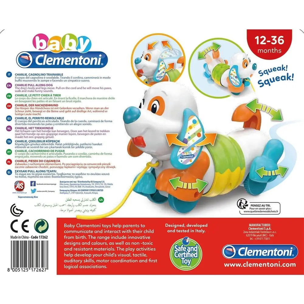 17262 Baby Clementoni - Çek Çek Köpek +9 ay 3
