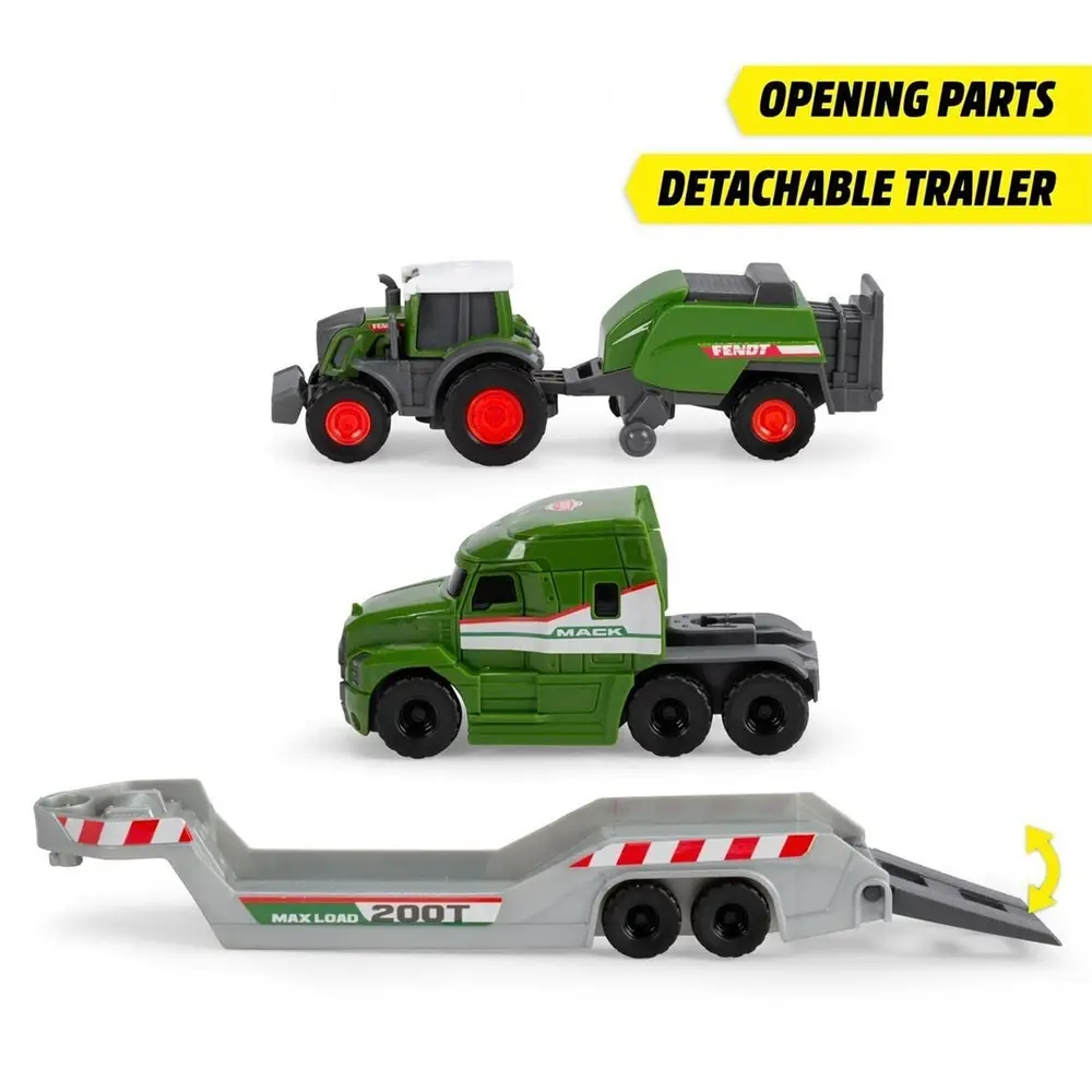 203735006 Fendt Micro Farm Truck
freewheel Mack Truck trailer with Fendt tract 4