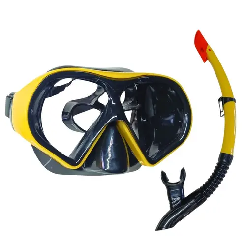 Dalış Maskesi ve Snorkel Yetişkin - 51713-SARI - 1 ADET