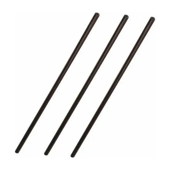 Mum Sıcak Silikon Siyah 6,2 mm 30 Cm 3 Adet