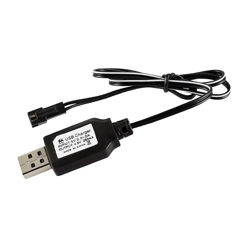 Sertec 4.8V NI-CD / NI-MH Oyuncak Batsı USB Şarj Kablosu