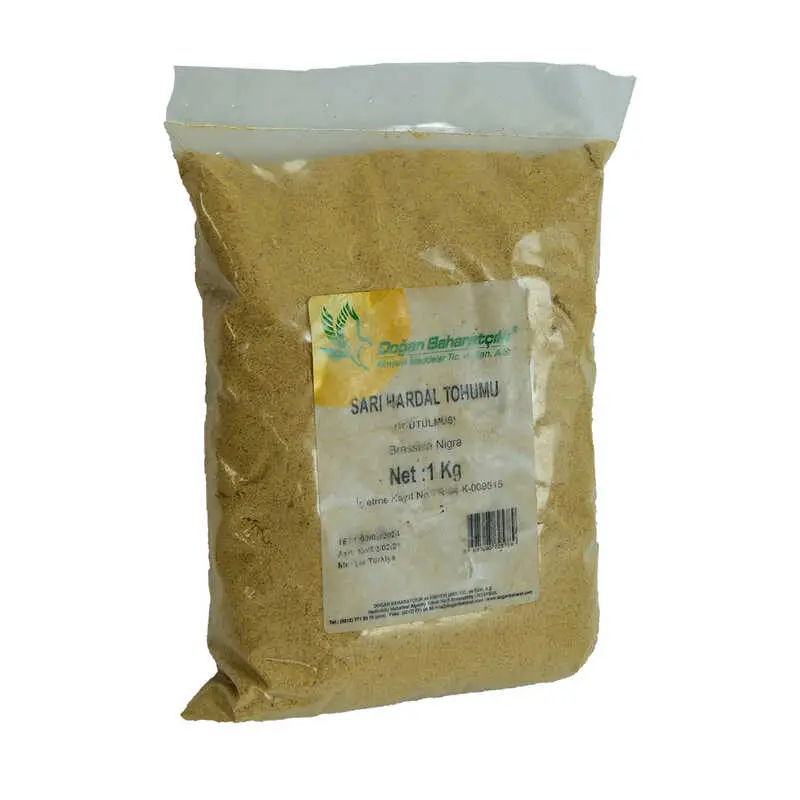 Hardal u Öğütülmüş Doğal Sarı 1000 Gr Paket 3