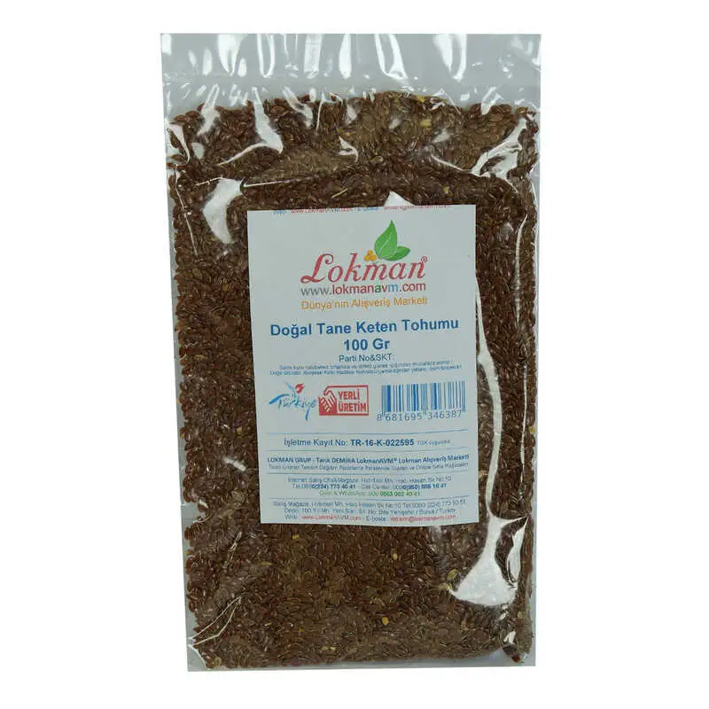 Keten u Tane Doğal 100 Gr Paket 3