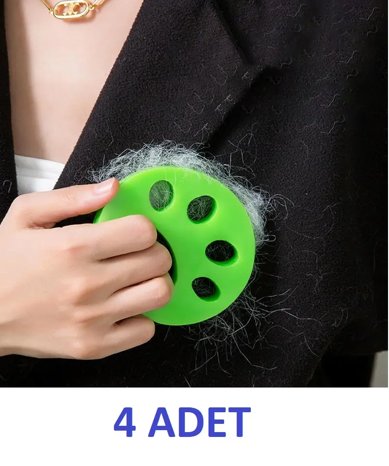 Çamaşır Makinesi Ve Evcil Hayvanlar İçin Tüy Toplayıcı Yıkanabilir Aparat 4 Adet 2